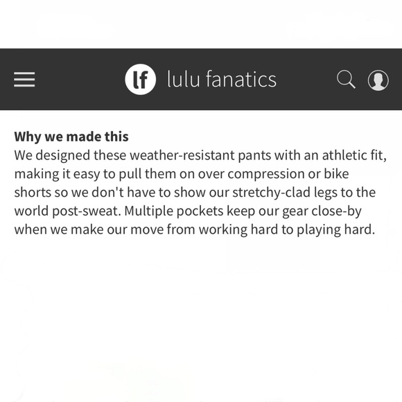 EUC [Lululemon] Black Tracker < Seawall > Workout Pants | Mens Small · Medium - Picture 8 of 16